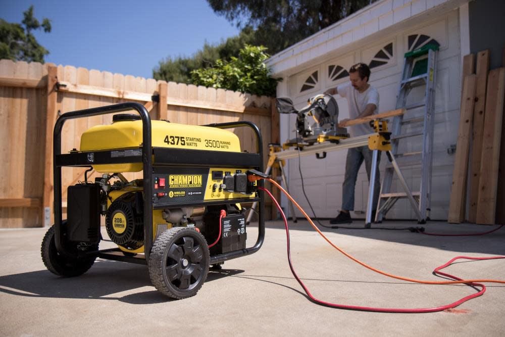 3500 Watt RV Ready Portable Generator with Wireless Remote Start CARB 100554