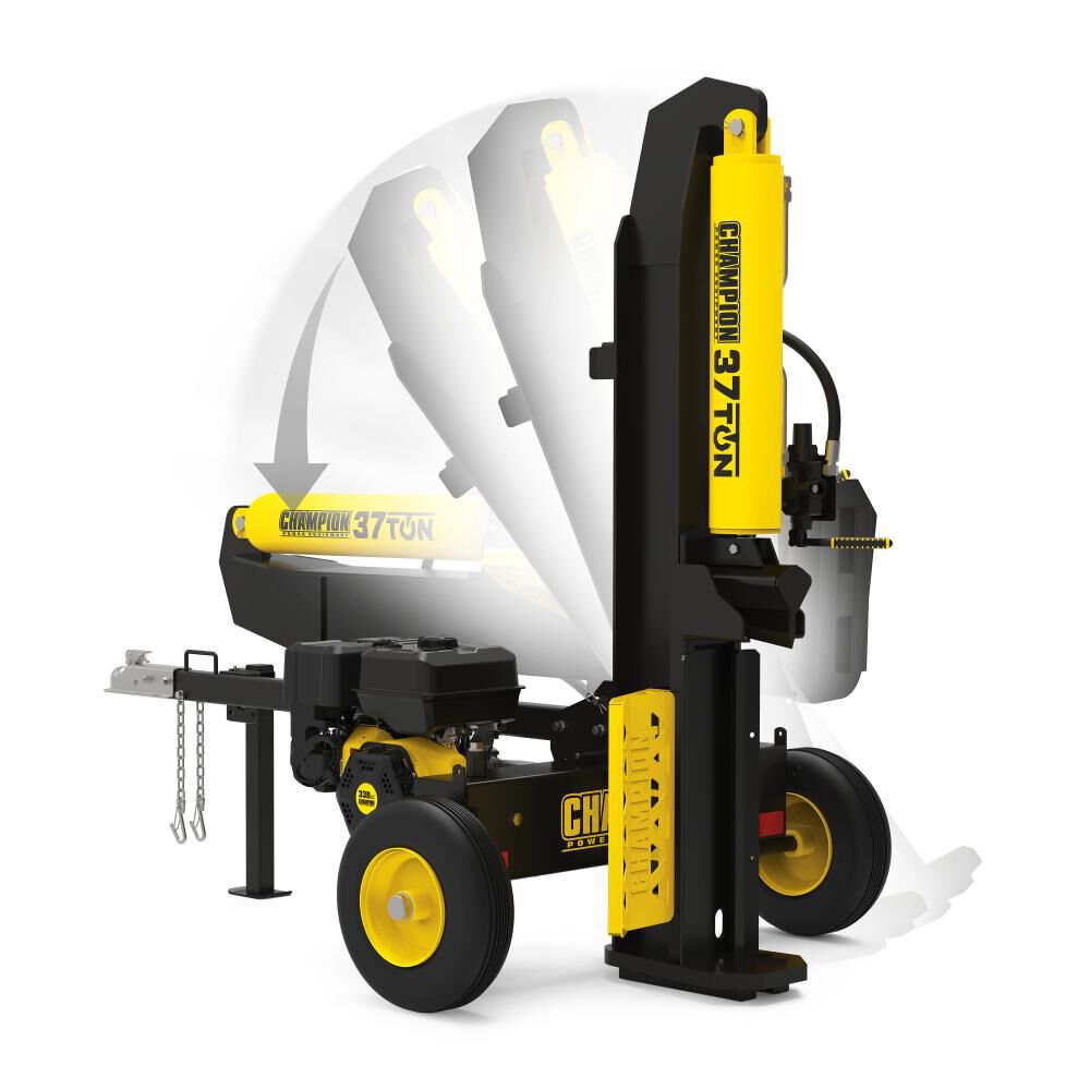 37 Ton Horizontal/Vertical Full Beam Gas Log Splitter with Auto Return 201314