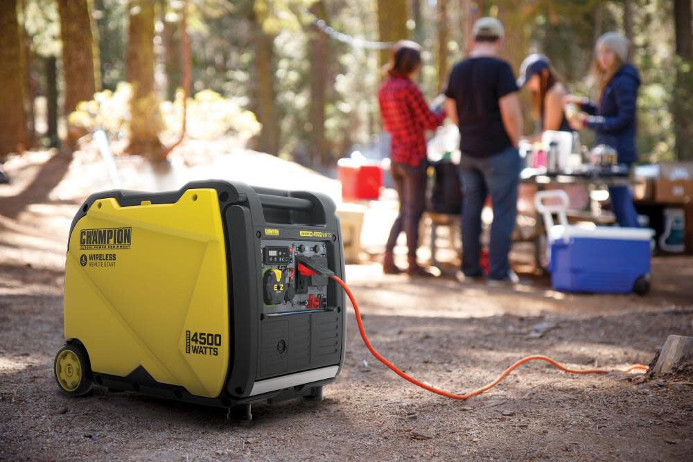 4500-Watt Wireless Remote Start Inverter Generator with Quiet Technology and CO Shield 201184
