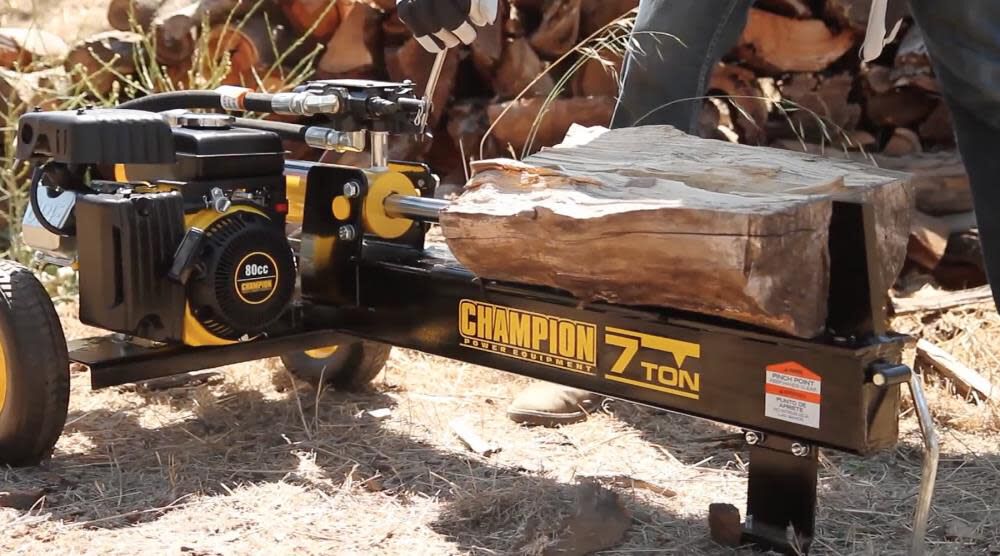 7-Ton Compact Horizontal Gas Log Splitter with Auto Return 90720