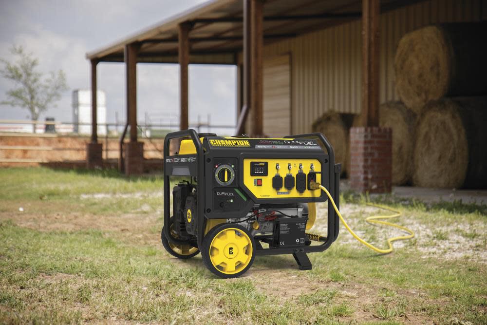 7500-Watt Dual Fuel Portable Generator with Electric Start 201040