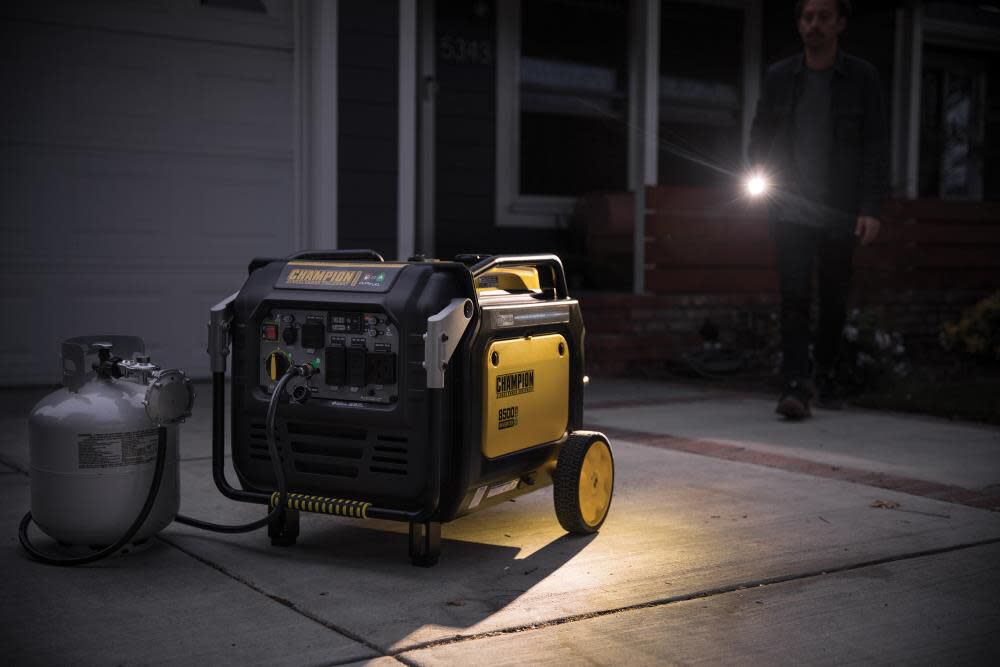 8500 Watt Inverter Generator Electric Start Dual Fuel with CO Shield 201175