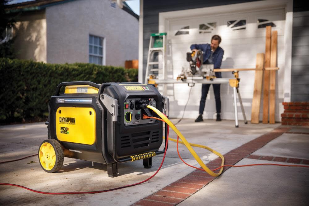 8500 Watt Inverter Generator Electric Start Dual Fuel with CO Shield 201175