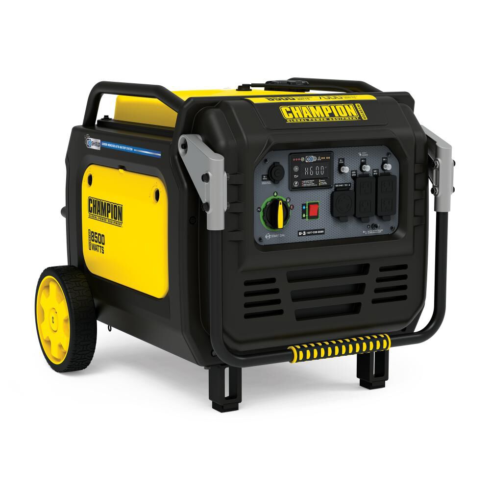 8500 Watt Portable Electric Start Inverter Generator with Quiet Technology and CO Shield 100719