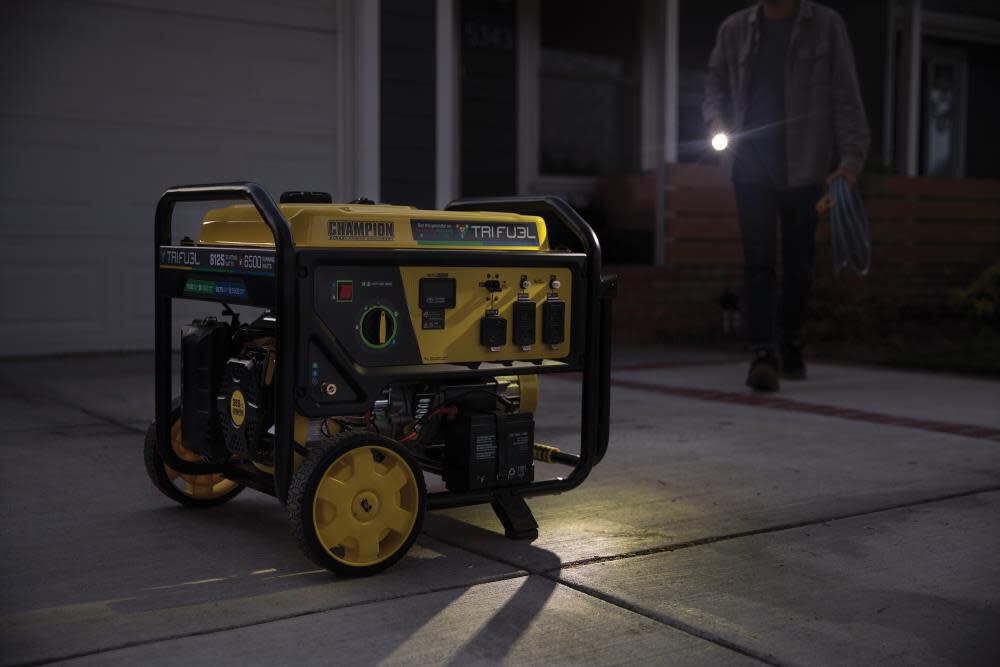 Tri Fuel Portable Generator 6500 Watt with CO Shield & Electric Start 201169