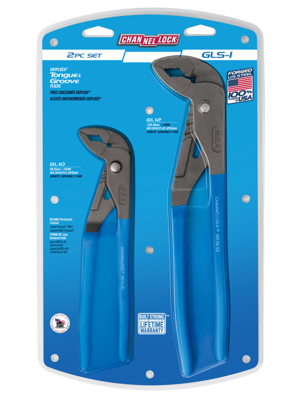 10in & 12in European Style Plier Set GLS-1