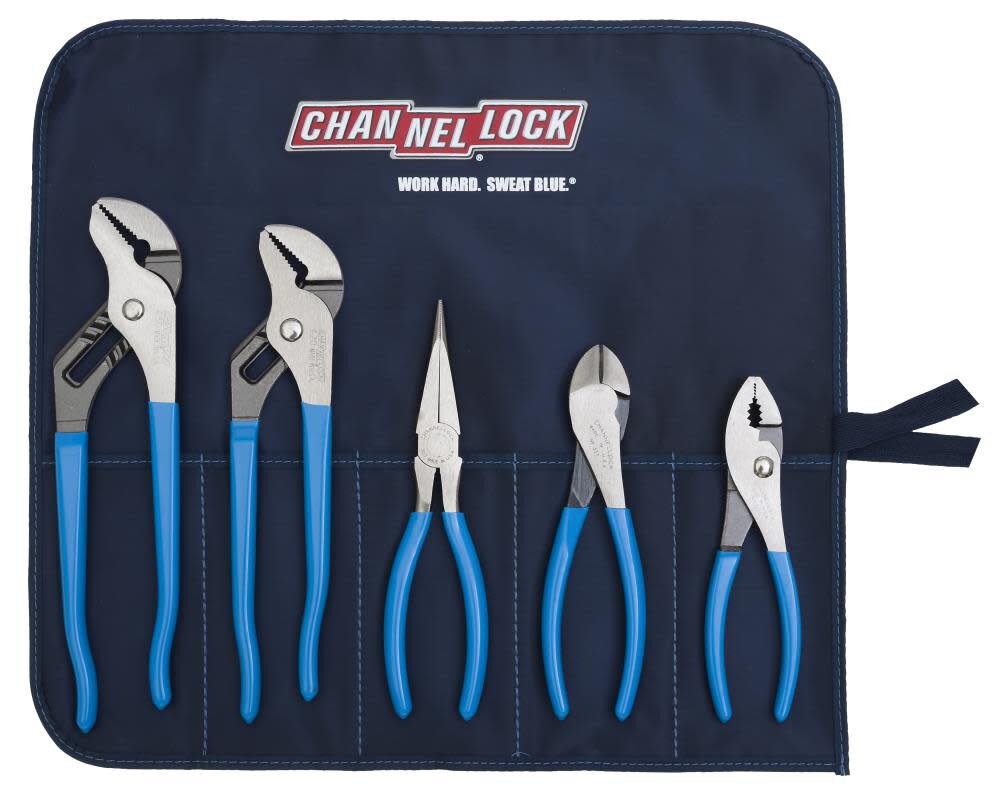 5pc Professional Plier Set TOOL ROLL-3