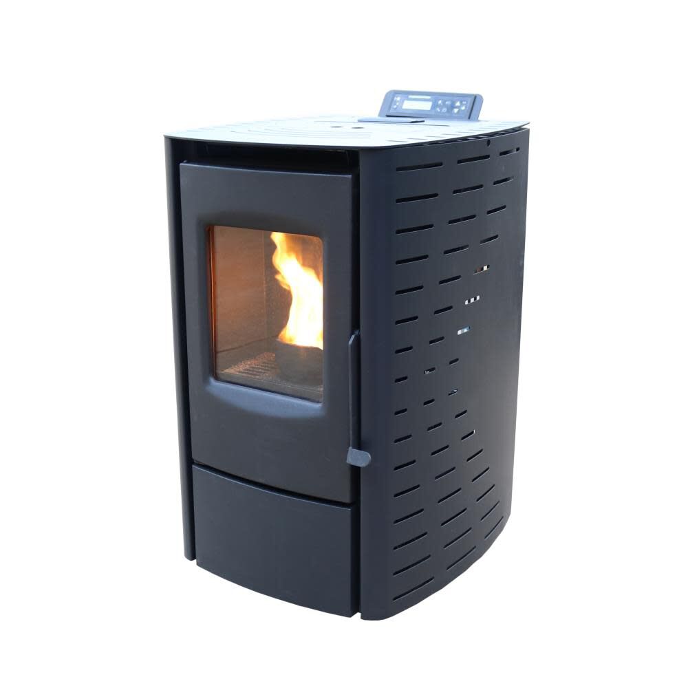 No.215 Mini EPA Approved High-Efficiency Pellet Stove with Smart Home Technology Heats 800 Sq Ft Area F500215