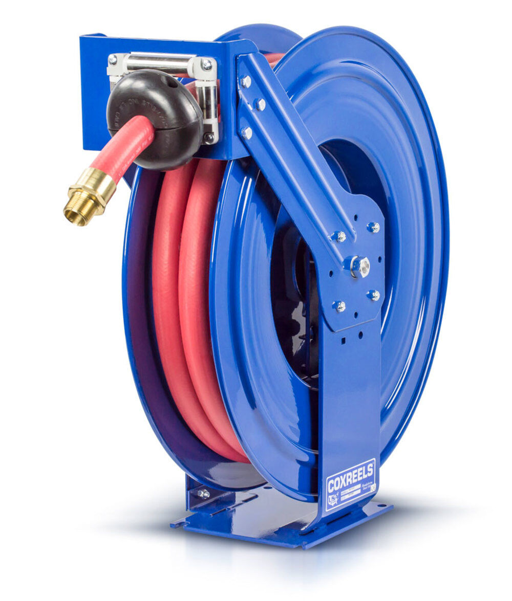 1 in x 35 ft Supreme Duty Spring Driven Fuel Hose Reel 300PSI TSHF-N-635
