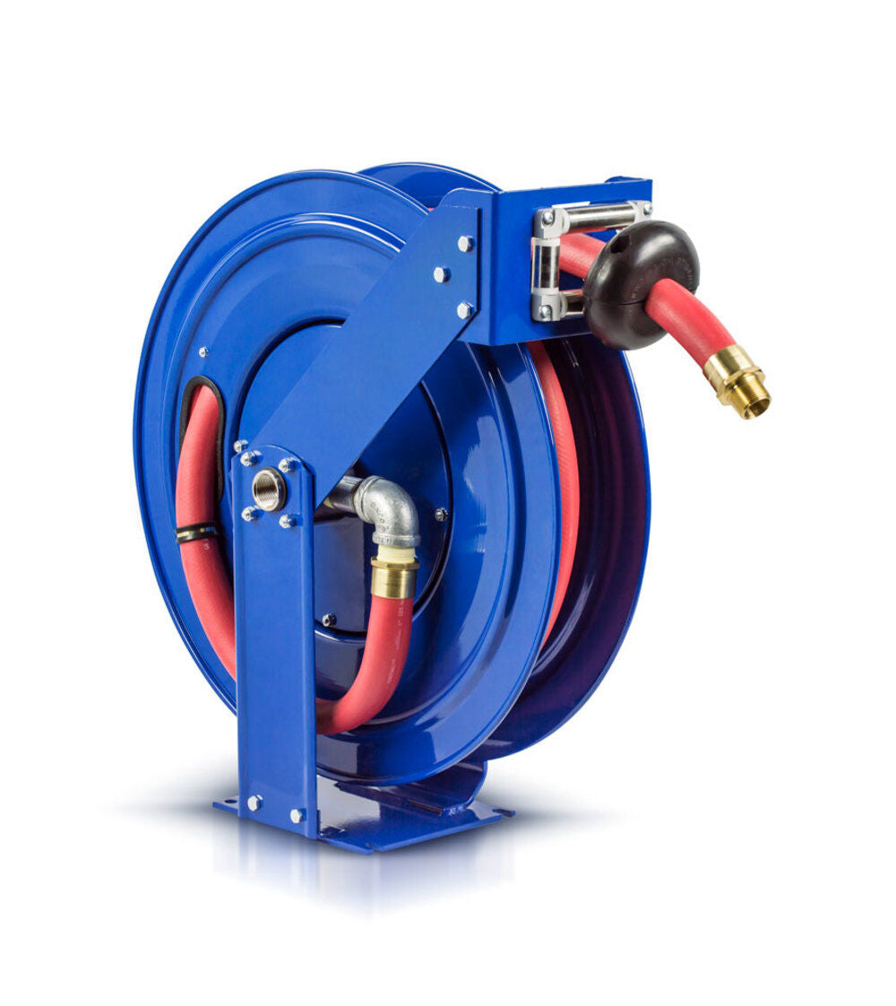 1 in x 35 ft Supreme Duty Spring Driven Fuel Hose Reel 300PSI TSHF-N-635