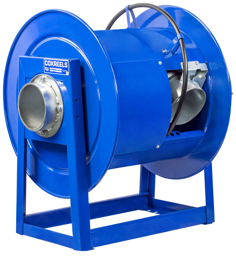 Exhaust Spring Driven Hose Reel 4in x 24' No Hose 319-424