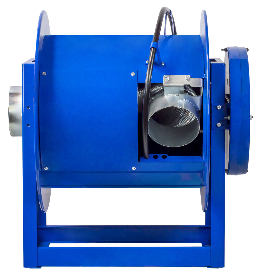 Exhaust Spring Driven Hose Reel 6in x 20' No Hose 319-620