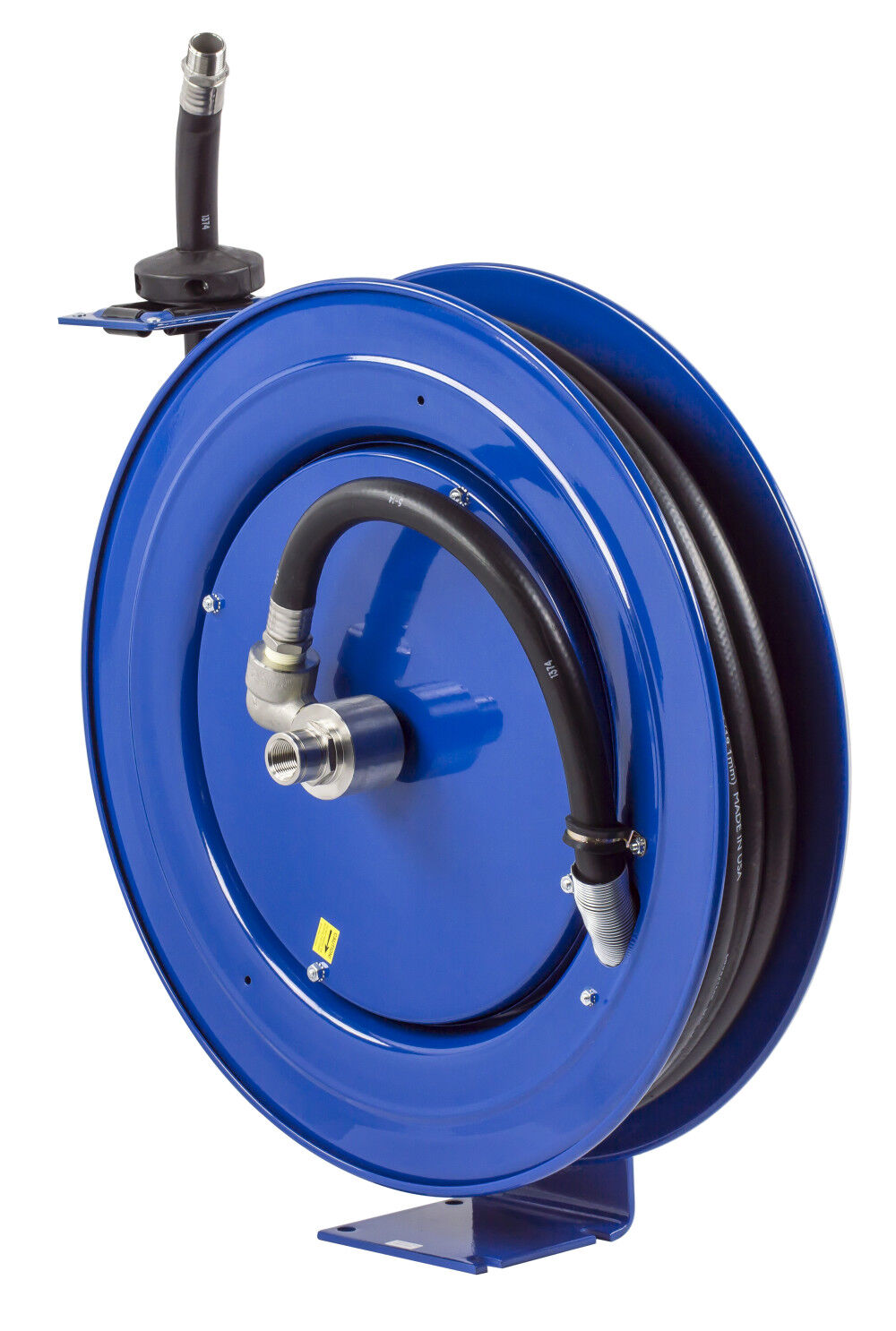 Hose Reel DEF Heavy Duty Spring Rewind 3/4in ID 50' DEF Hose Low Pressure 300 PSI SH-N-550-DF-BBX