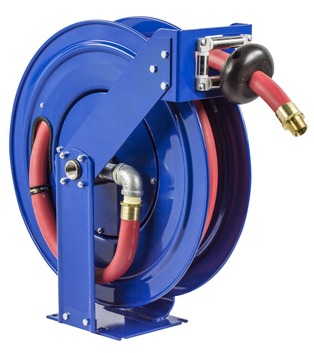 Hose Reel Supreme Duty Spring Rewind for Fuel 3/4in ID 75' Fuel Hose 300 PSI TSHF-N-575