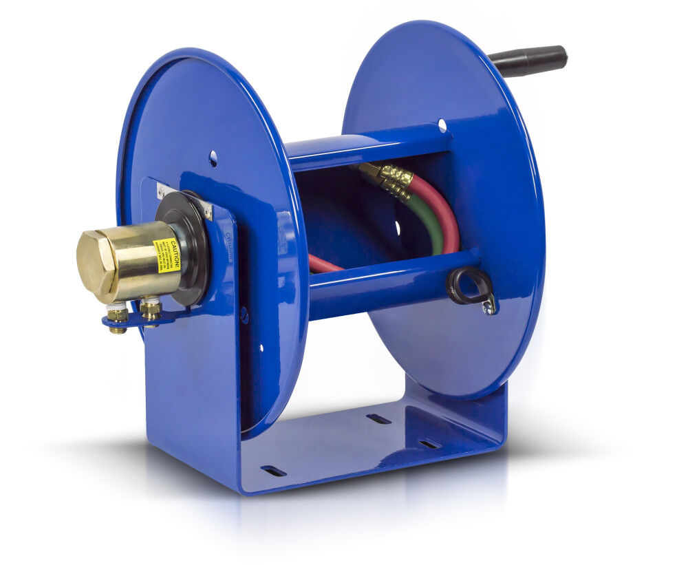 Hose Reel Welding Hand Crank Oxygen Acetylene 1/4in x 100' Hose Capacity Hose Not Included 112WL-1-100