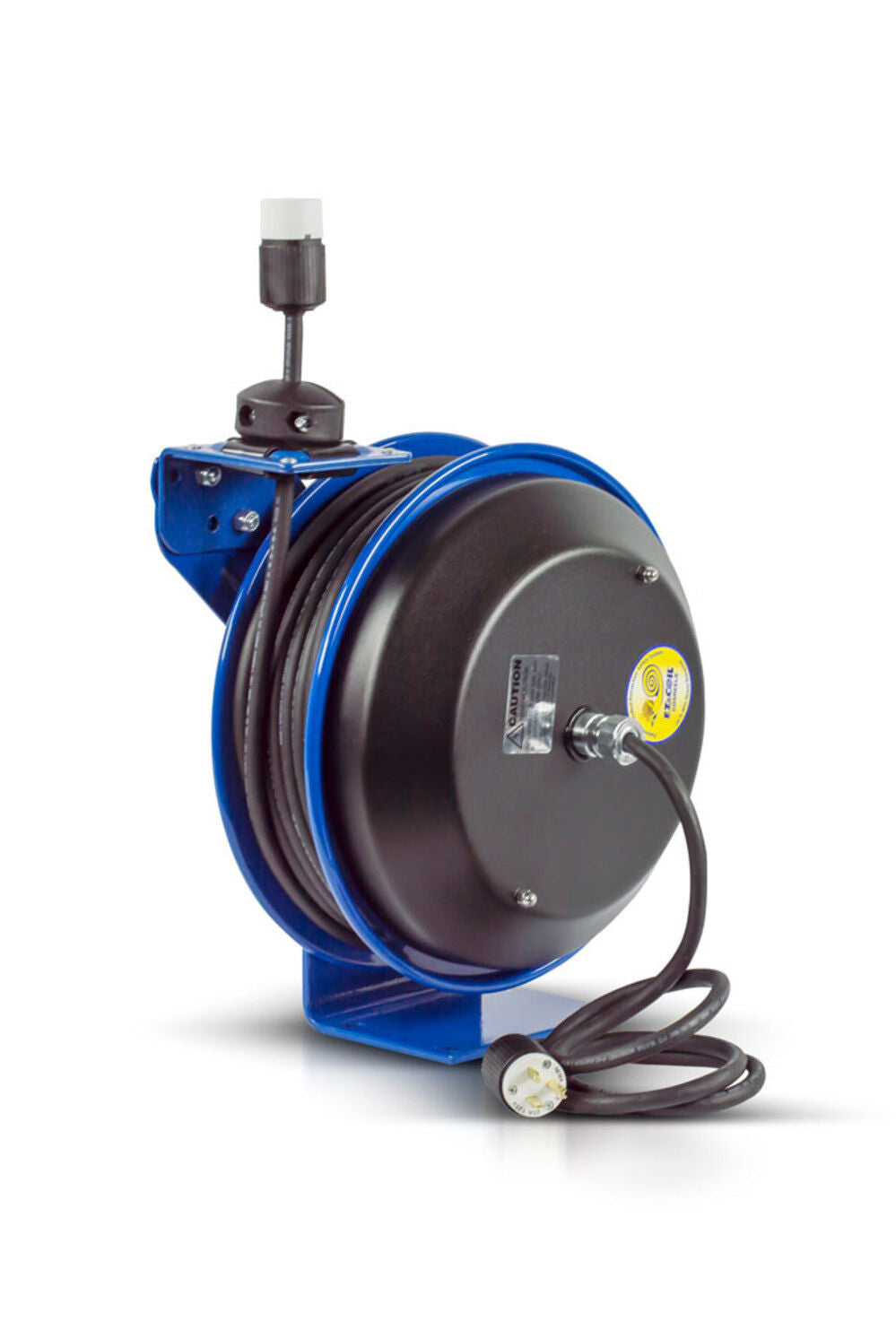 Safety System Spring Driven Cord Reel 50ft Single Rec EZ-PC13-5012-A