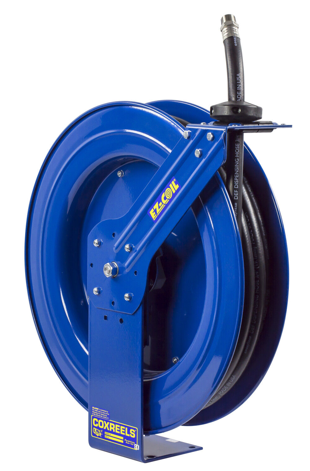Safety System Spring Driven DEF Hose Reel 3/4in x 50' EZ-SH-550-DF-BBX
