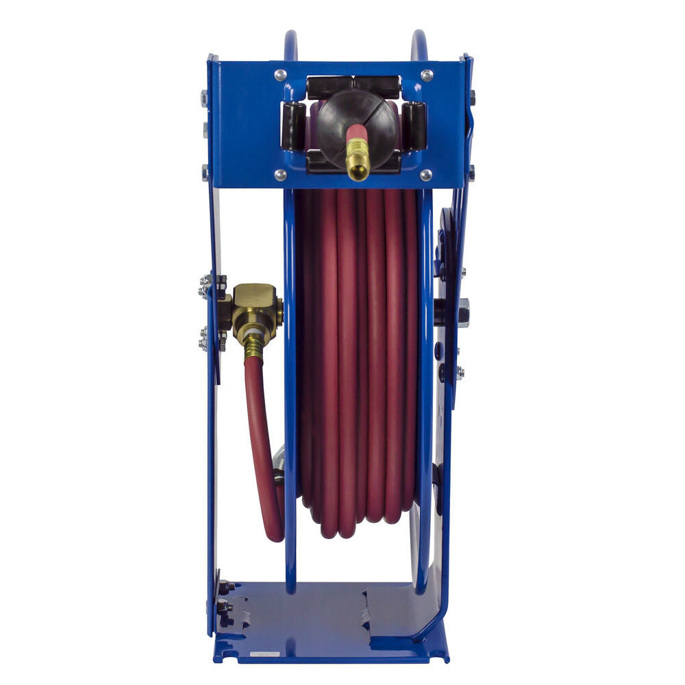 Supreme Duty Spring Rewind Hose Reel for Air/Water 3/8in I.D. 100' Hose 300 PSI TSH-N-3100