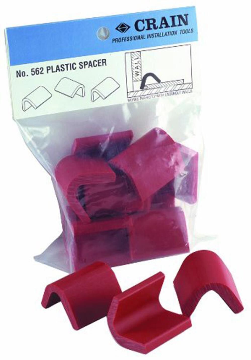 10- Pack Plastic Plank Spacers 562