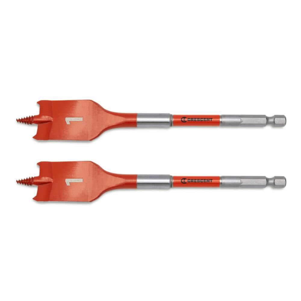 1 in x 6 in Screw Point Spade Drill Bit 2pk CDSP-631-2