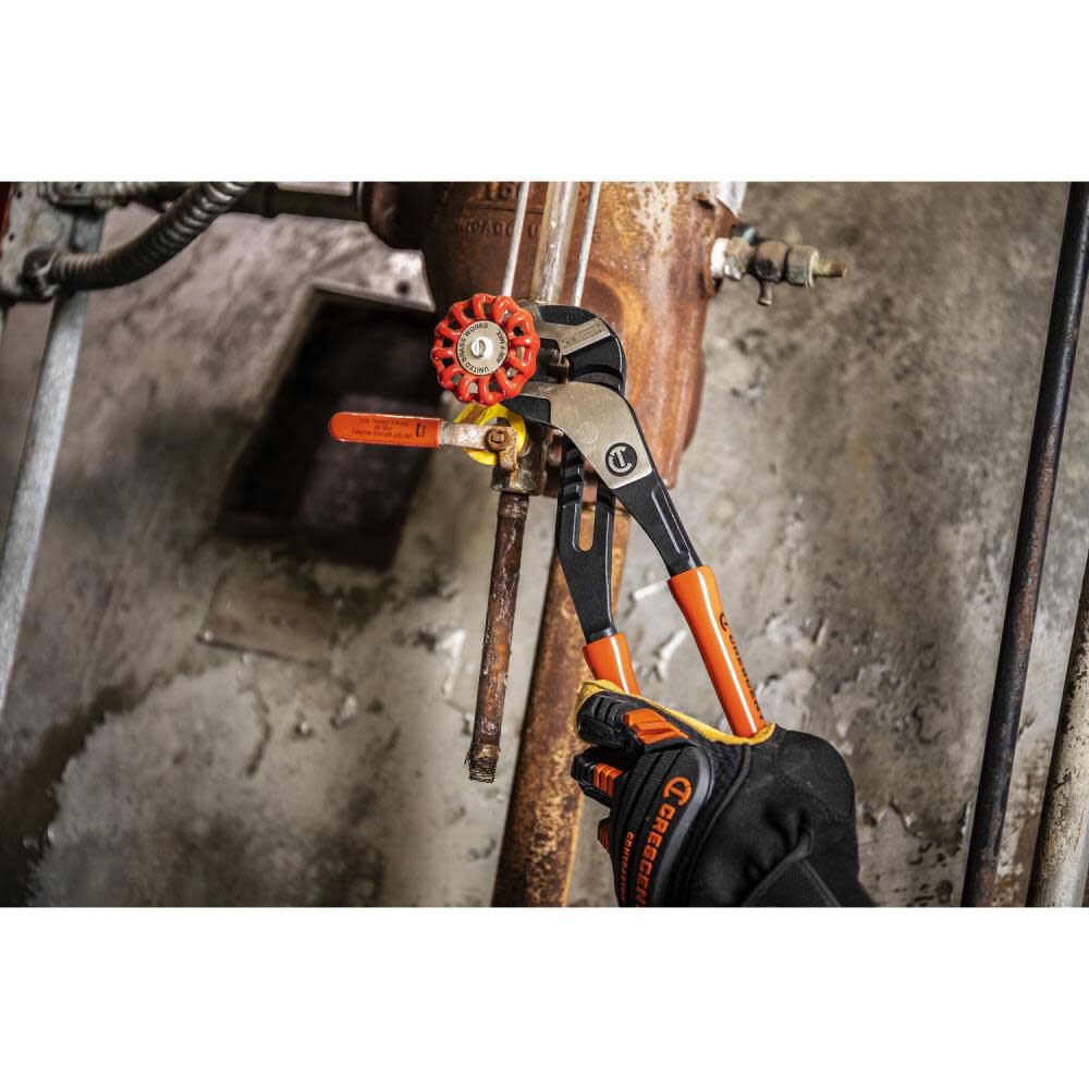 10in Z2 V-Jaw K9 Tongue & Groove Dipped Pliers RTZ210V