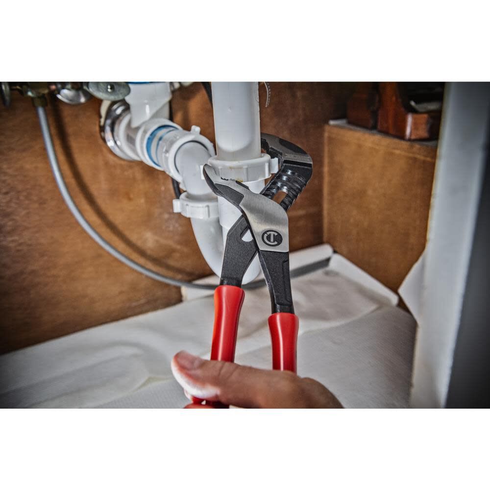 10in Z2 V-Jaw K9 Tongue & Groove Dipped Pliers RTZ210V