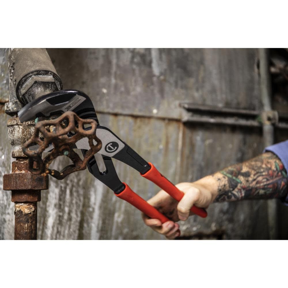 16-1/2in Z2 V-Jaw K9 Tongue & Groove Dipped Pliers RTZ216V