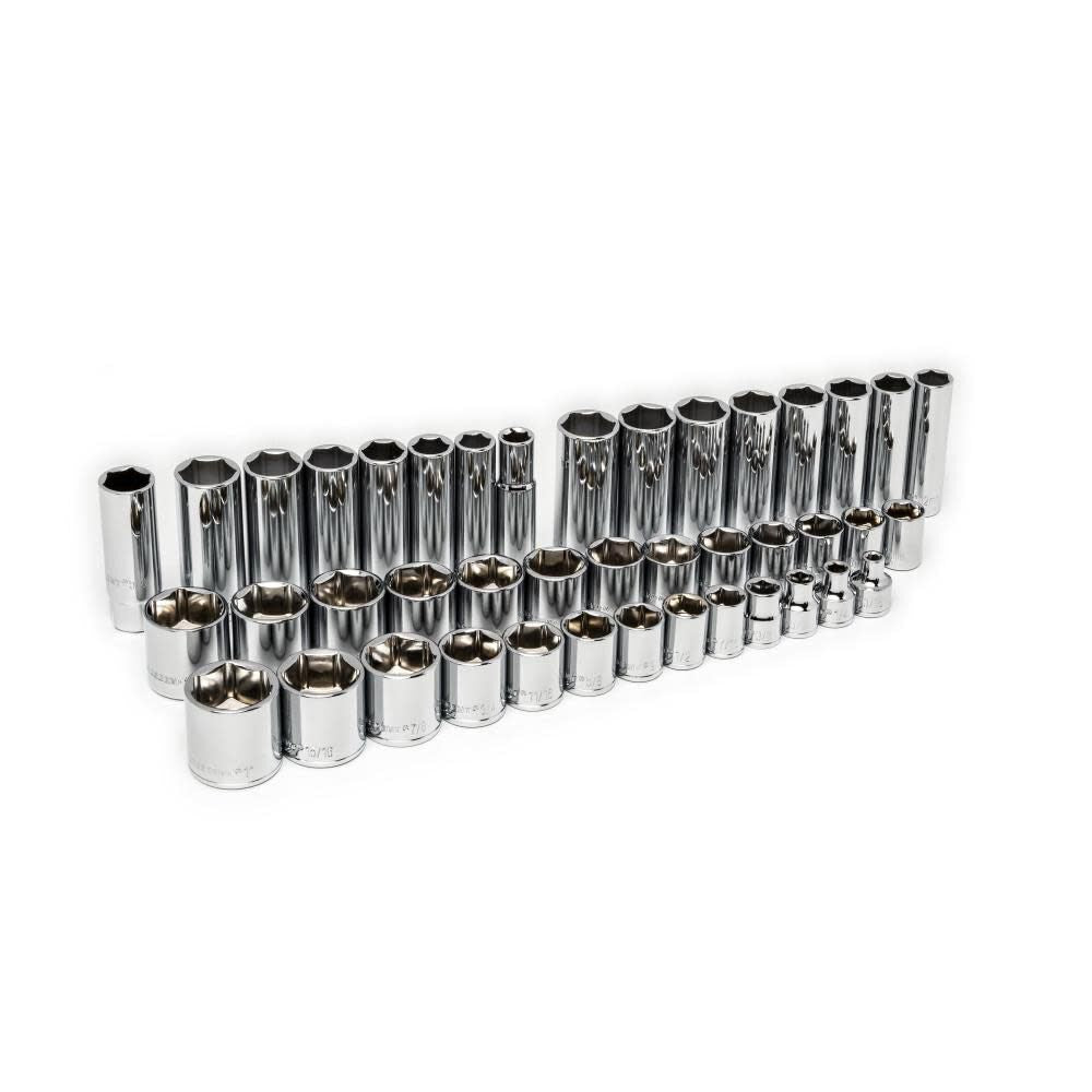 180 Piece 1/4in and 3/8in Drive 6 Point SAE/Metric Professional Tool Set CTK180