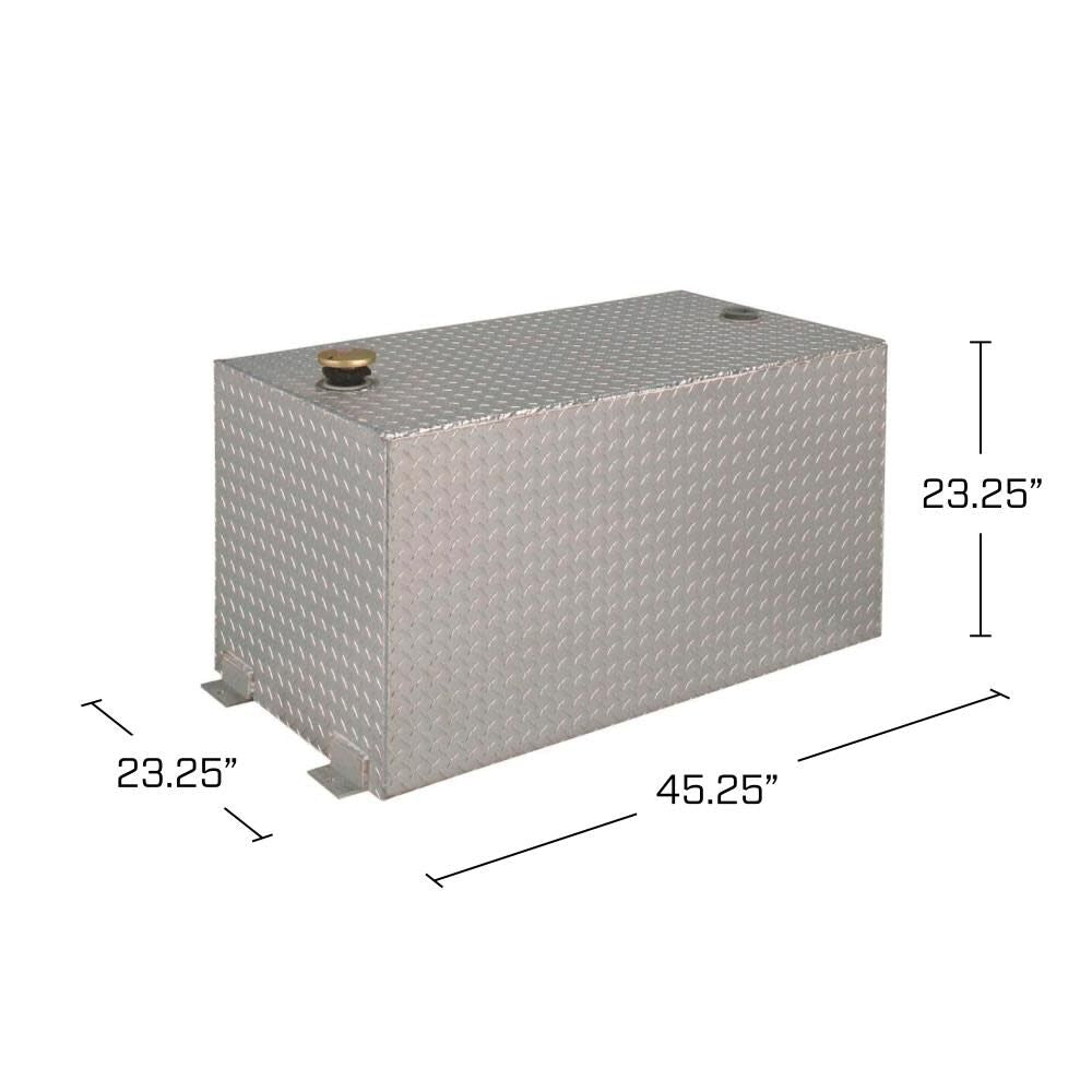 Aluminum Transfer Tank 100 Gallon Rectangular 438000