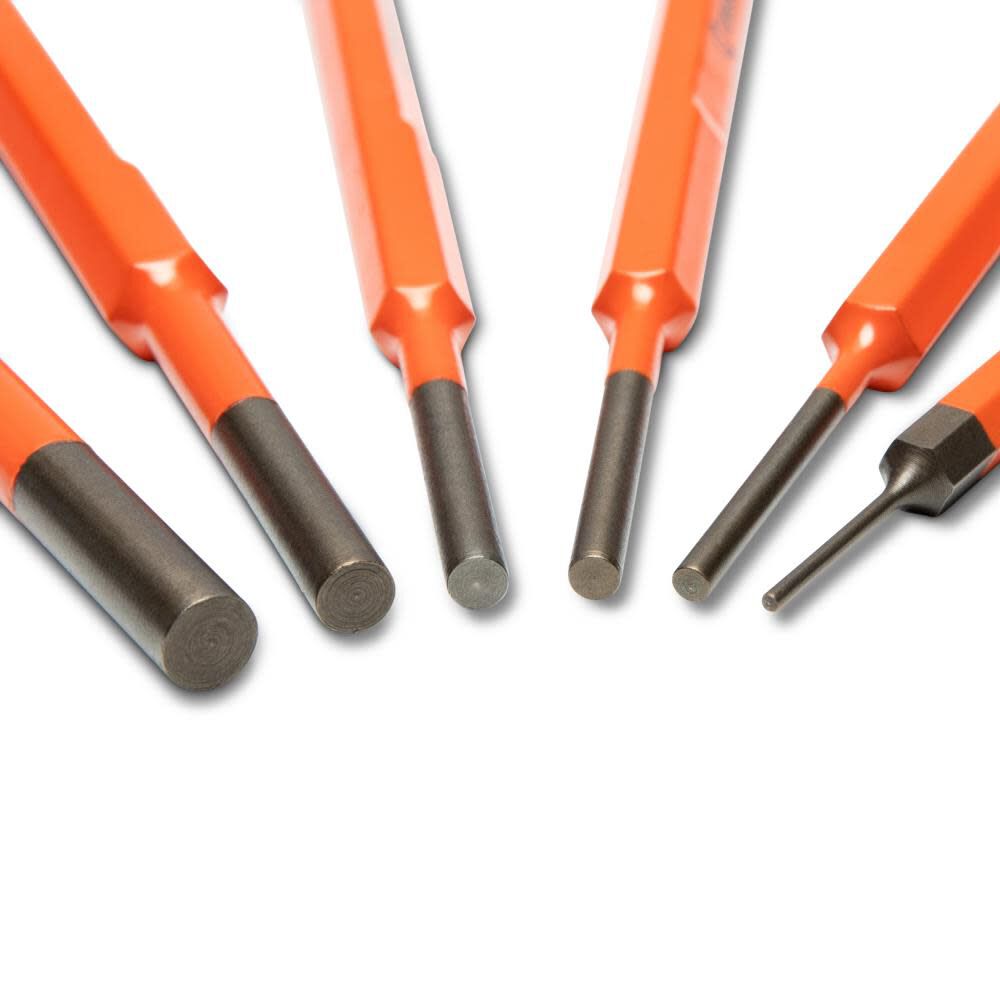 1/16-in to 5/16-in Pin Punch Set Punch CPPS456