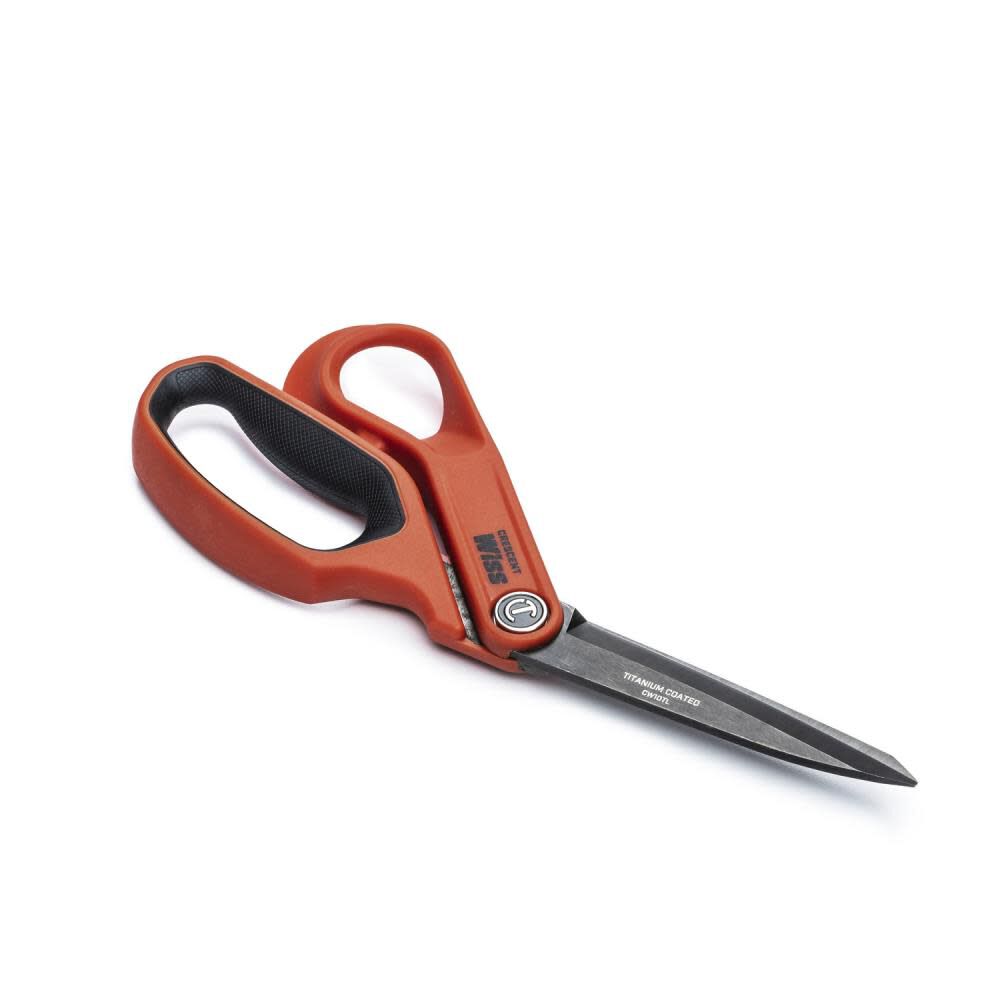 10in Tradesman Shears Offset Left Hand Titanium Coated CW10TL
