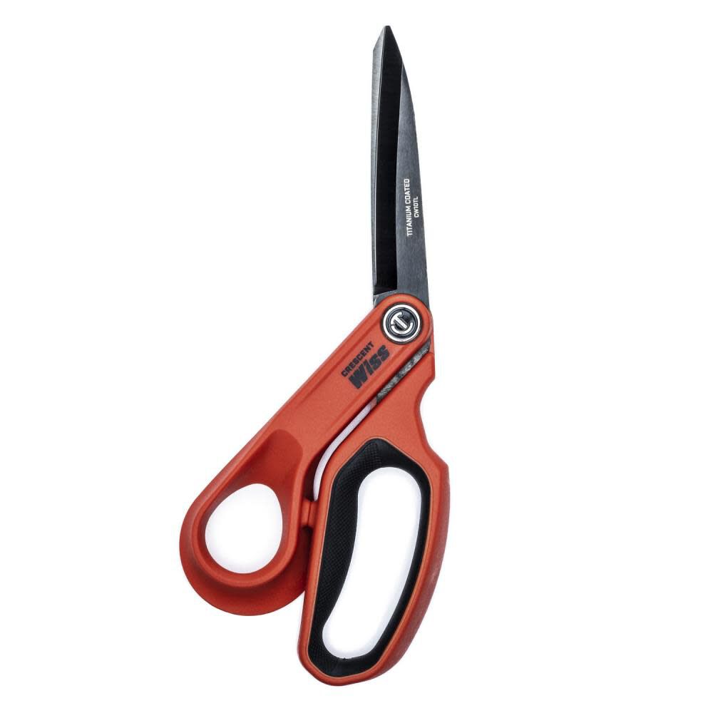 10in Tradesman Shears Offset Left Hand Titanium Coated CW10TL