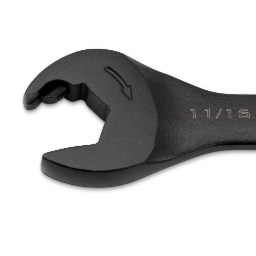 X6 Ratcheting Wrench Set 7 Pc. Combination with Spline Open End CX6RWS7