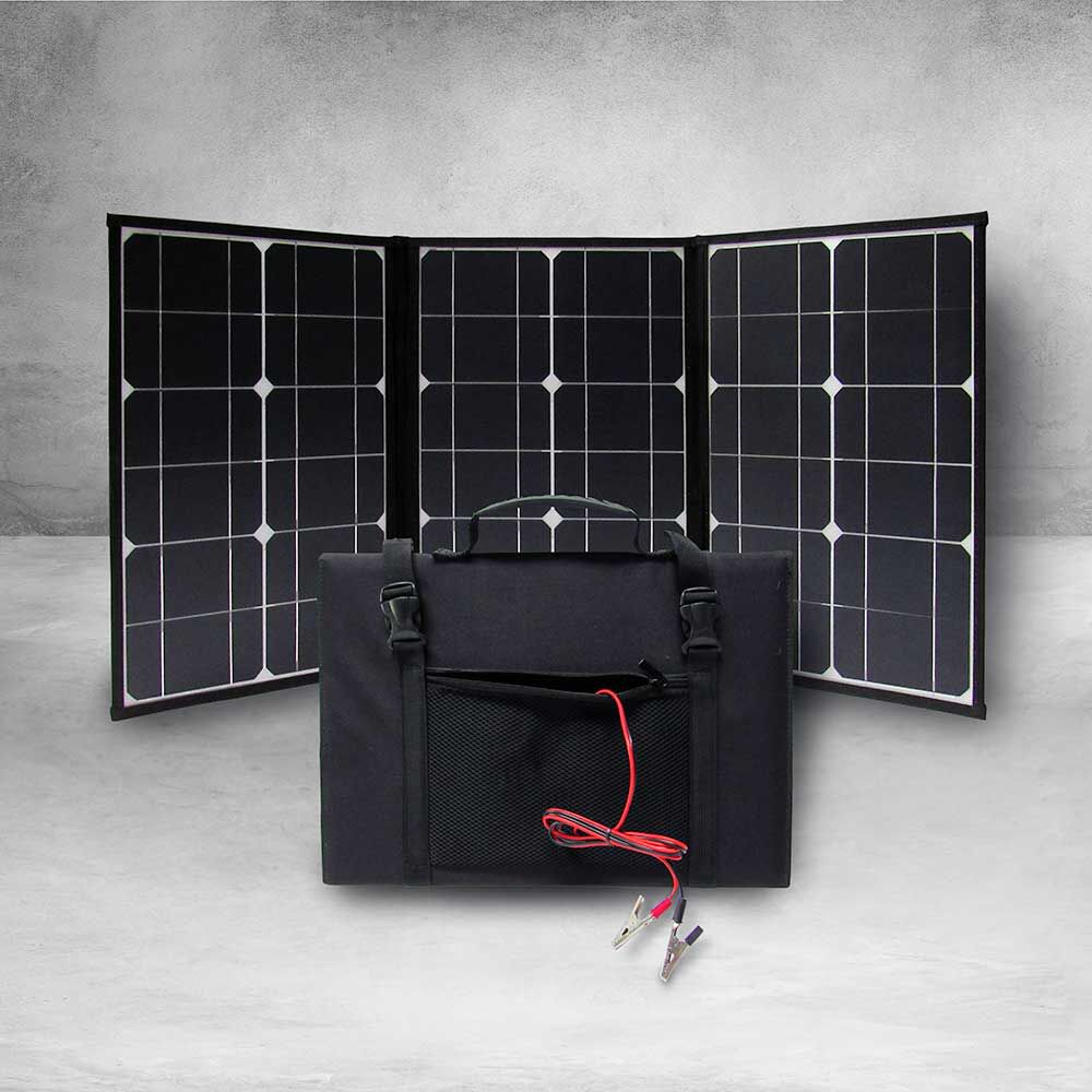 12V 50W Folding Fast-Charge Solar Panel HS12VSOLARPANELFOLDI