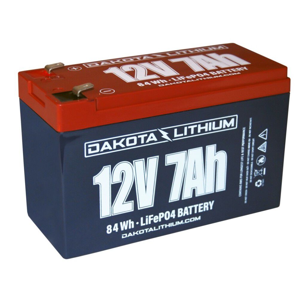 Battery 12V 7Ah LifePO4 DL12V07AH