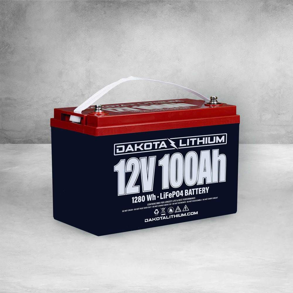 Battery with Charger 12V 100Ah Deep Cycle LifePO4 DL12V100AH