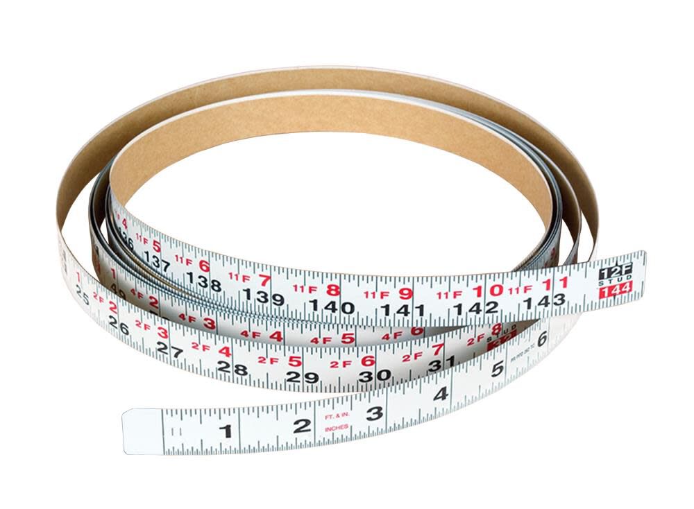 Adhesive-Backed Measuring Tape 12-ft 79-065