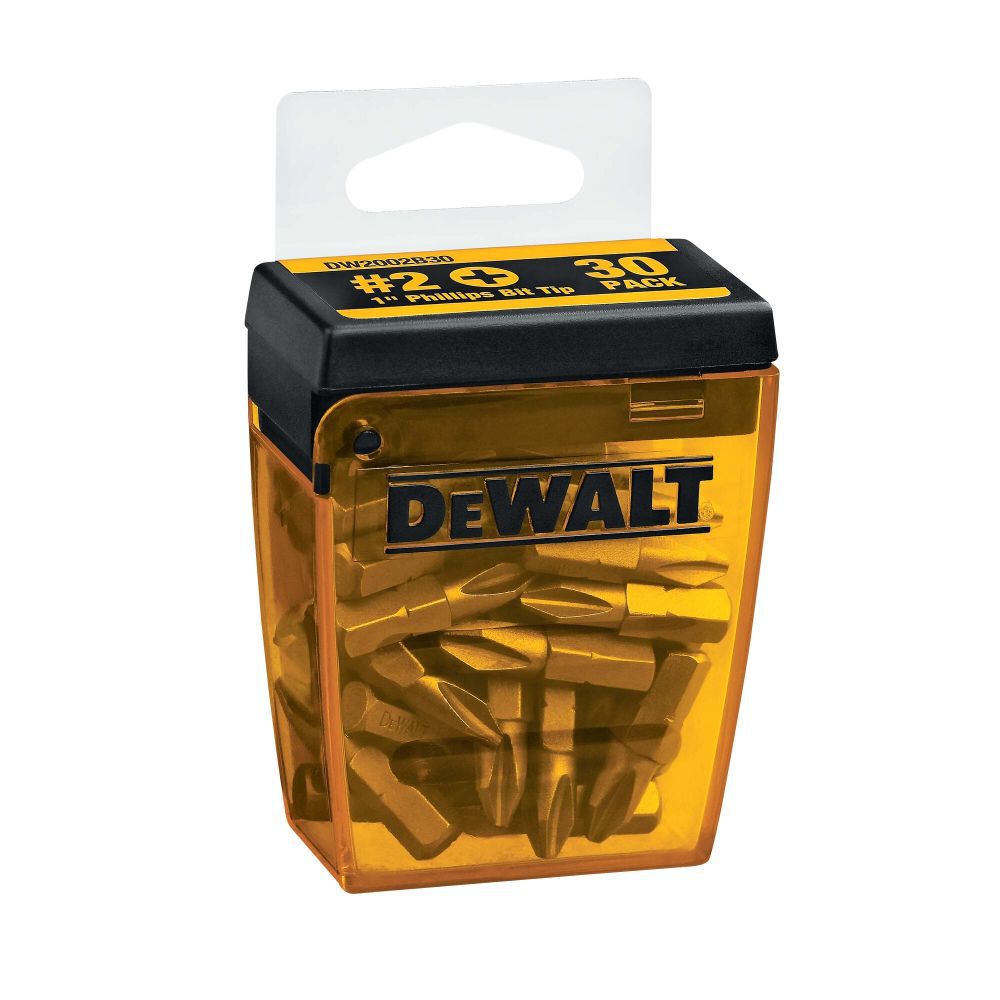 #1 Phillips 1 in Insert Bit Tips 30 Pack DW2002B30