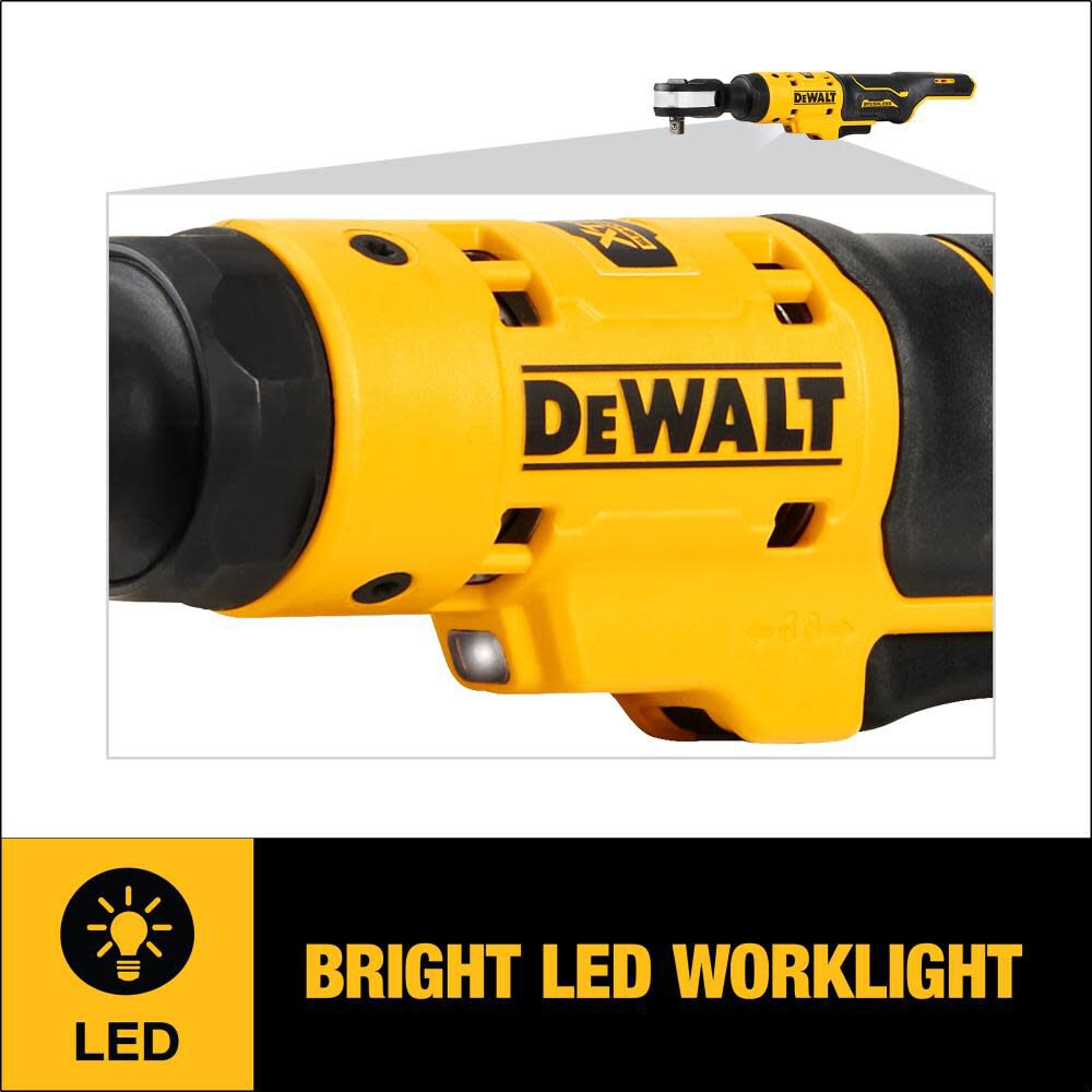 XTREME 12-volt Max Variable Speed Brushless 3/8-in Drive Cordless Ratchet Wrench (Bare Tool) DCF503B