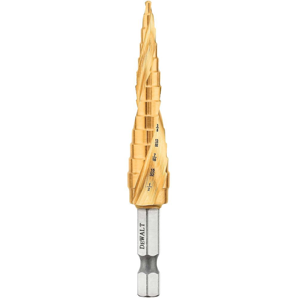 1/8 In. to 1/2 In. Impact Ready Step Drill Bit DWA1783IR