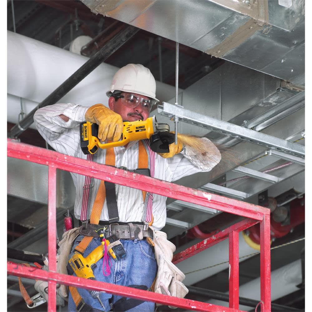 20V MAX Lithium Ion 4-1/2 Inch Cut-Off Tool Kit Bundle DCB200-DCG412B