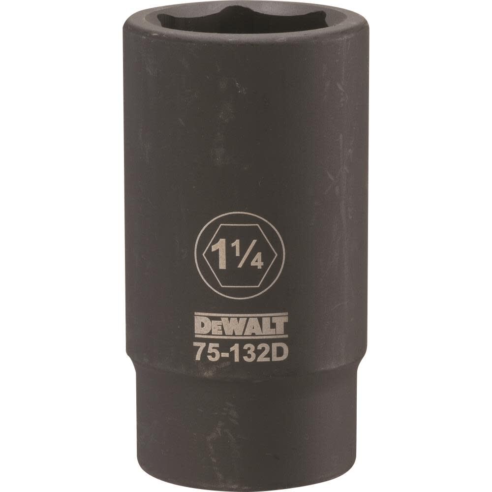 3/4 Drive X 1-1/4 6PT Deep Impact Socket DWMT75132OSP