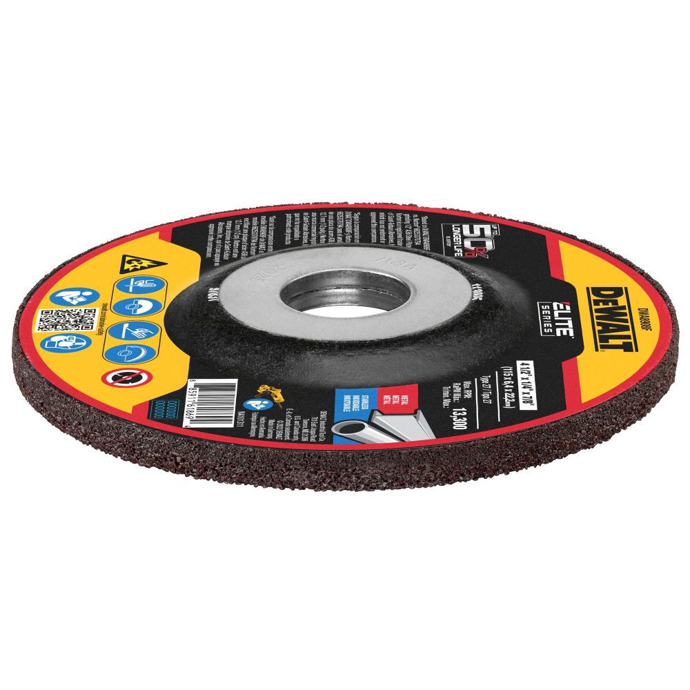 ELITE Grinding Wheels 4.5-in Ceramic Grinding Wheel DWA8908F
