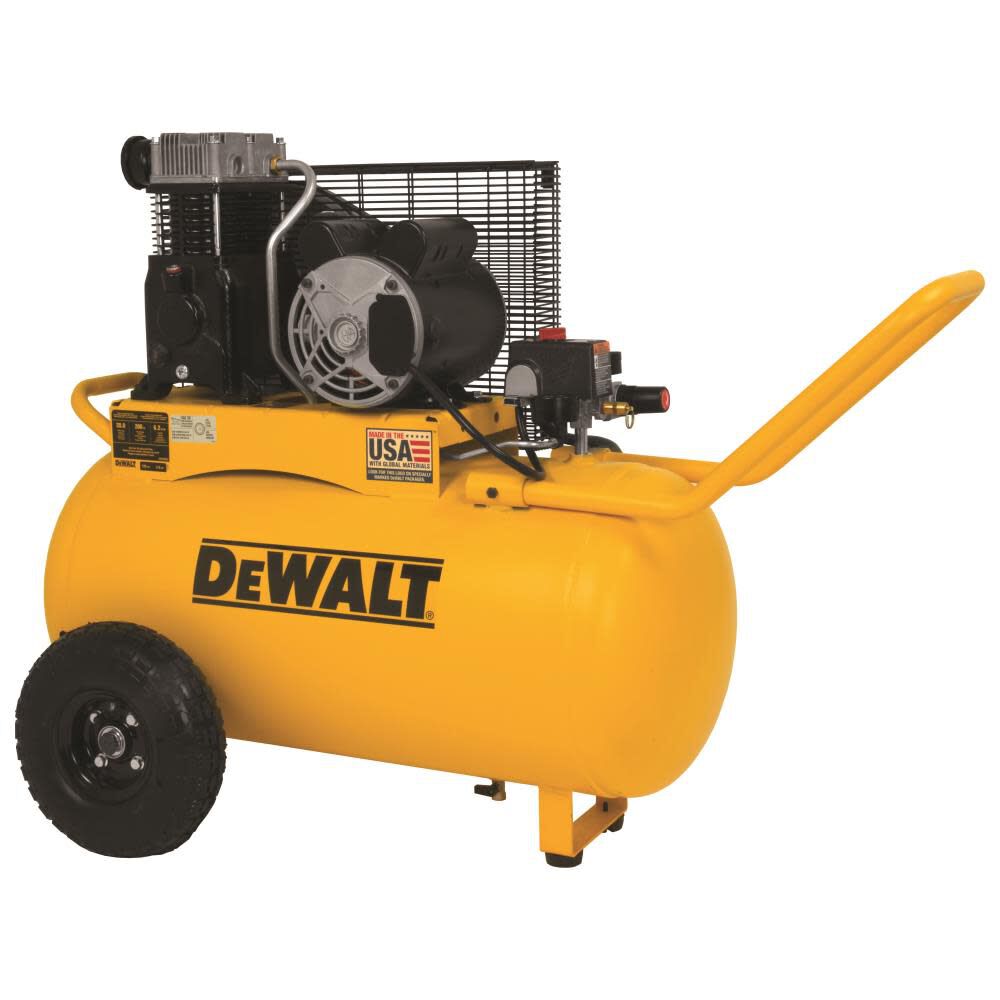 Air Compressor Portable Horizontal Electric 20 Gallon 200 PSI DXCM201