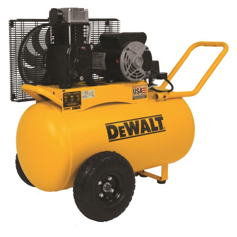 Air Compressor Portable Horizontal Electric 20 Gallon 200 PSI DXCM201