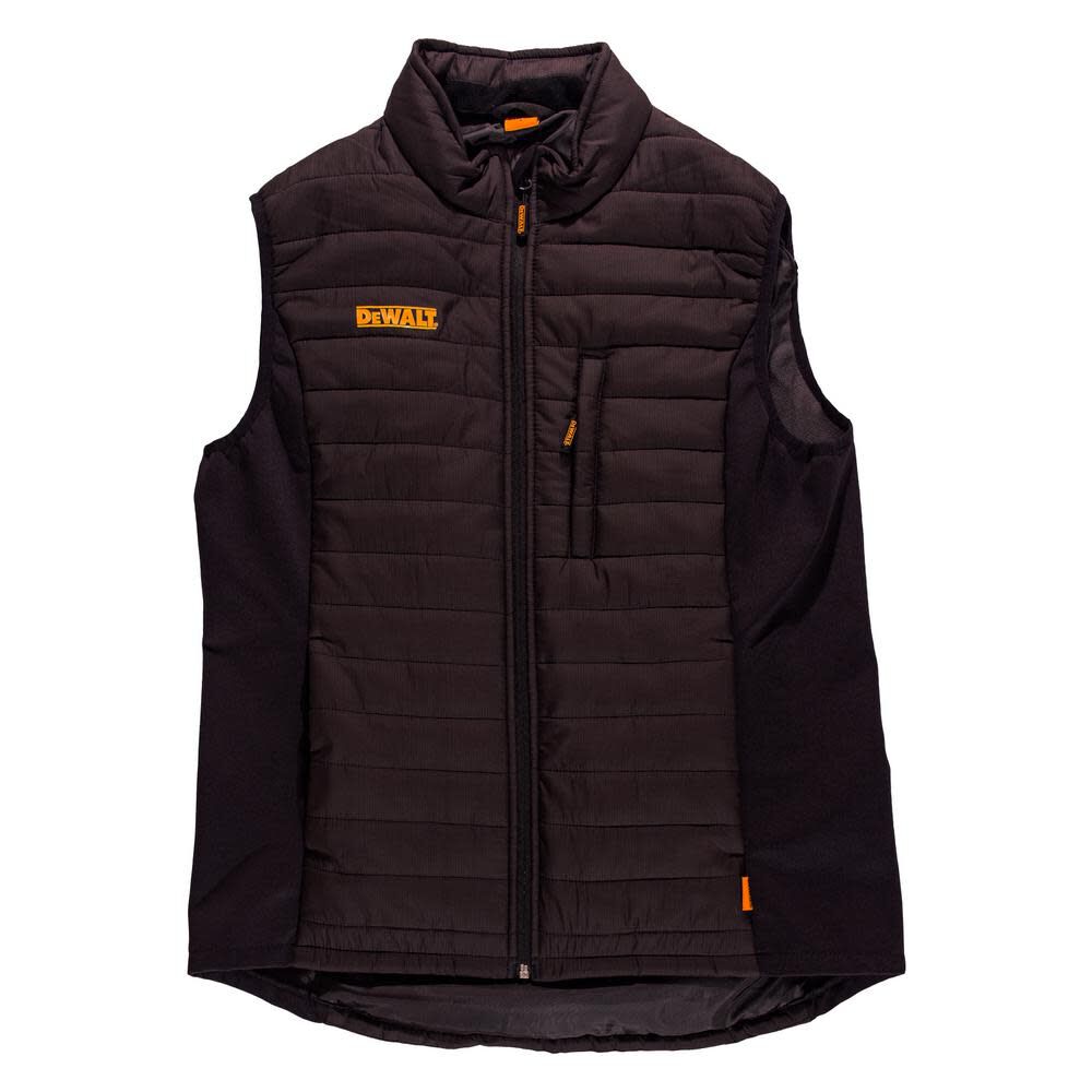 Hybrid Fleece Vest Nylon/Polyester Black DXWW5006-BLK