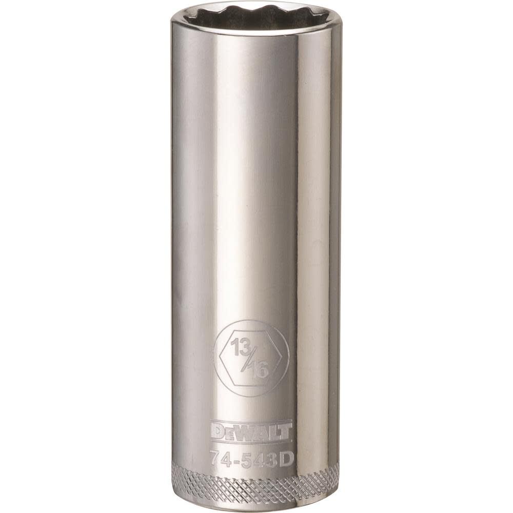 Socket 12 Point 1/2in Drive Deep 13/16in SAE DWMT74543OSP