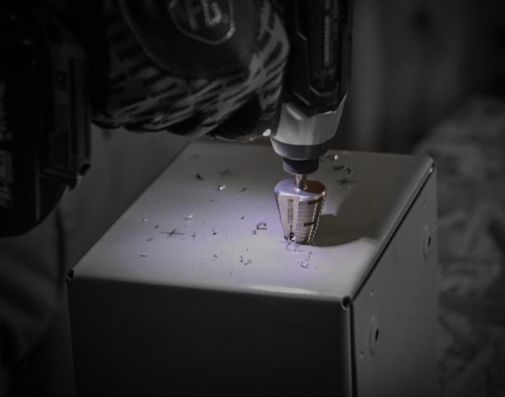 7/8in - 1-1/8in Impact Step Drill Bit (17 Steps) DSD1125S17