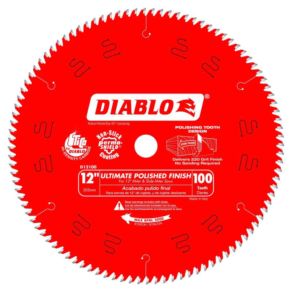 Ultimate Polished Finish Saw Blade D12100X