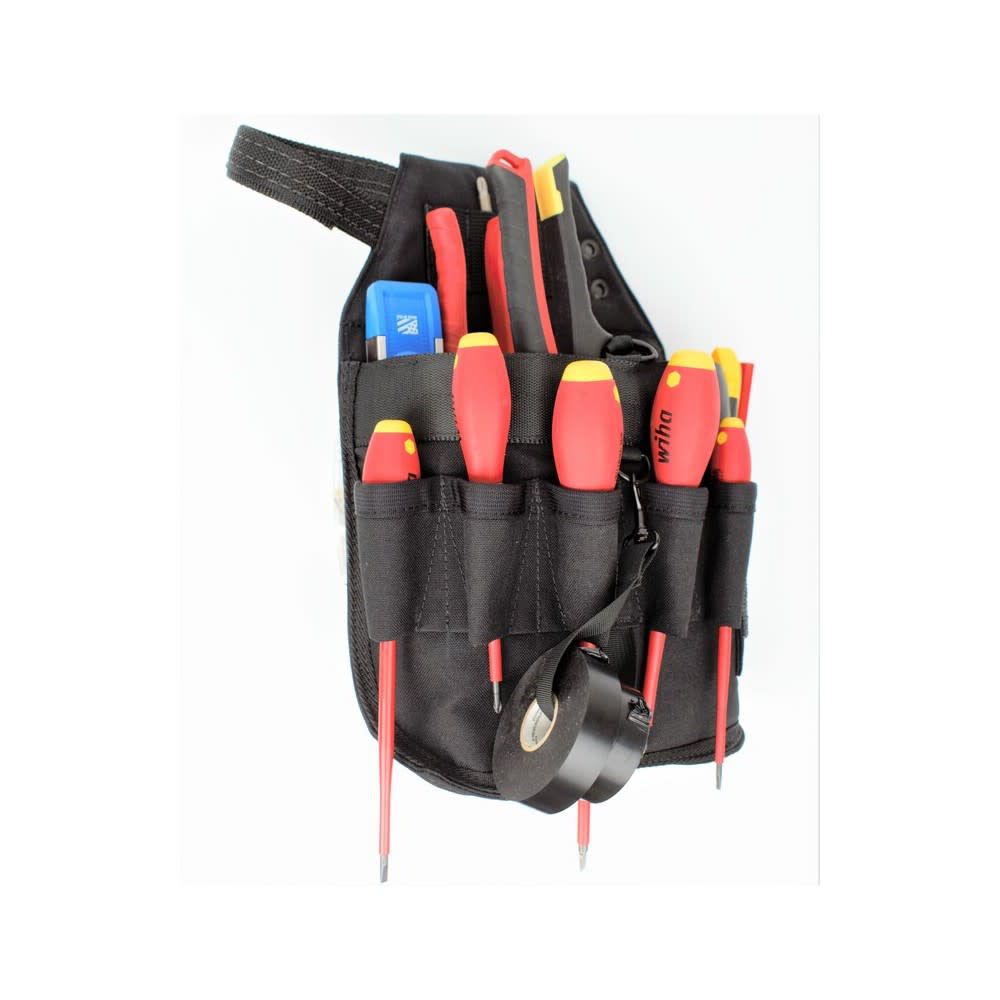 Black Right Side Niko Tool Pouch DB2-23-BK-R